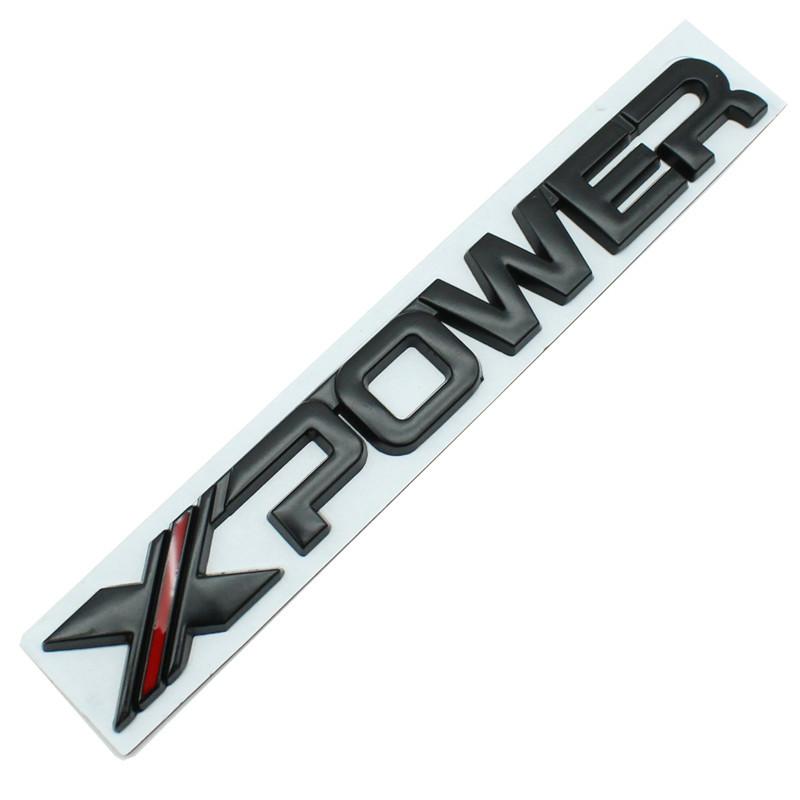 Mașină 3D Metal X XPOWER Logo Trunchi Body Badge Emblema Decalcomanii Autocolant pentru MG 3 7 5 6 EZS TF ZR ZS HS GS GT Hector RX5