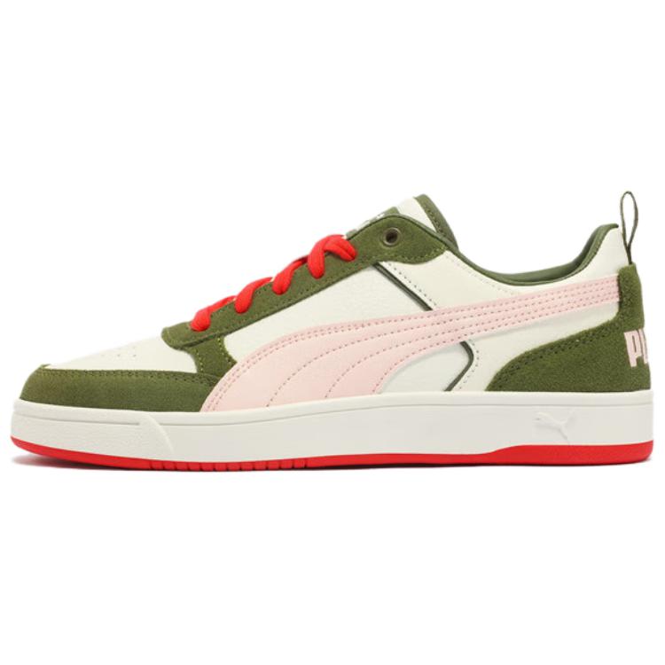 Puma Dribble Sd Fashion Casual Low Top Sneakers Unisex Sneakers White Green Pink 401057-03