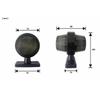 New 2PCS Double Red Amber LED Side Lights Truck Outline Lamp Trailer Side Marker Light Car Caravan Accessories LED Lamp Lighting