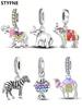 Charms Plata Colored Elephant Beads Charm Copper Plated Fit Charms Copperoriginal Bracelet For Jewelry Making Diy Charm