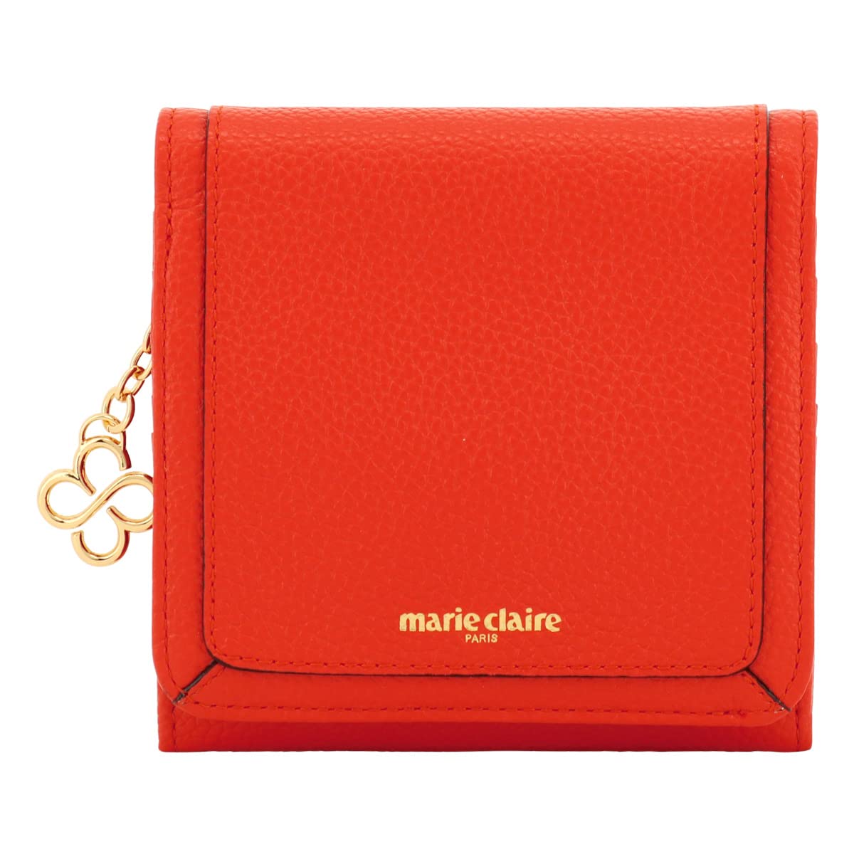 

Bifold Wallet Mini Wallet Genuine Leather Carrousel 0088663 Cowhide Leather Orange [Marie Claire] Women s [52]