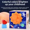 Geometric Kids Wooden Matching Blocks 16 Hole Space Intelligence Toy Box