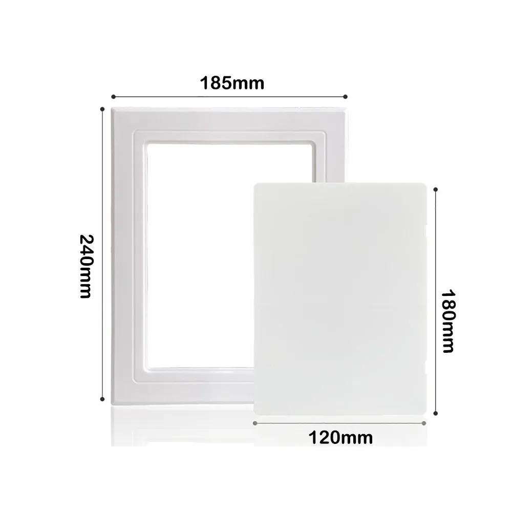 Samoprzylepny Panel Dostępowy Drzwi Białe Usuwalna Klapka Otwierająca Płyta Pokrywy Plastik ABS Pokrywa Klapy Dostępu Drzwi Ściana Sufit