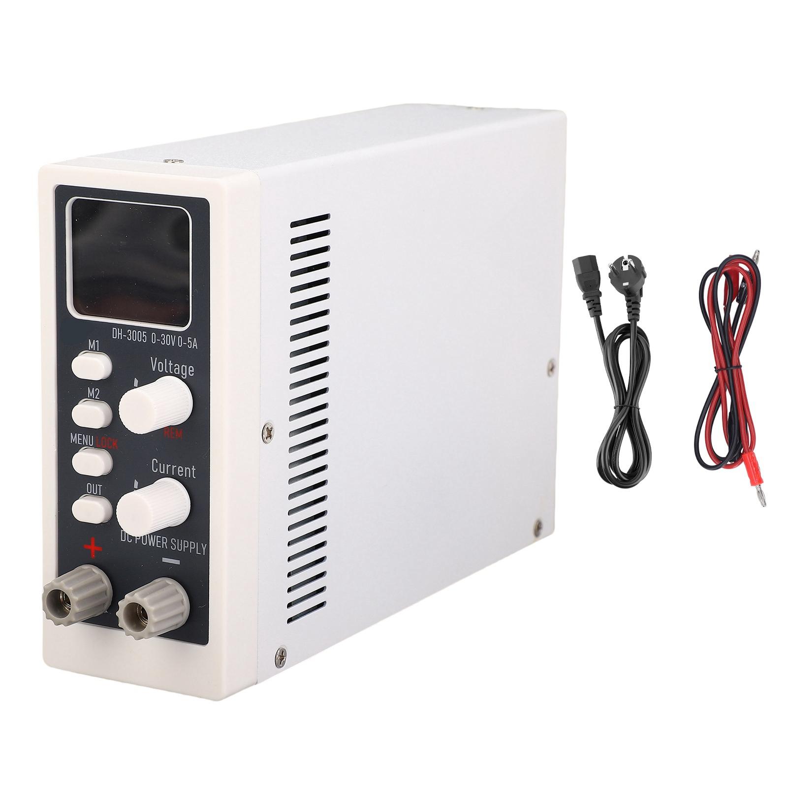 

DC Power Supply Variable 150W Digital Display DC Power Supply 030V 05A Output Input