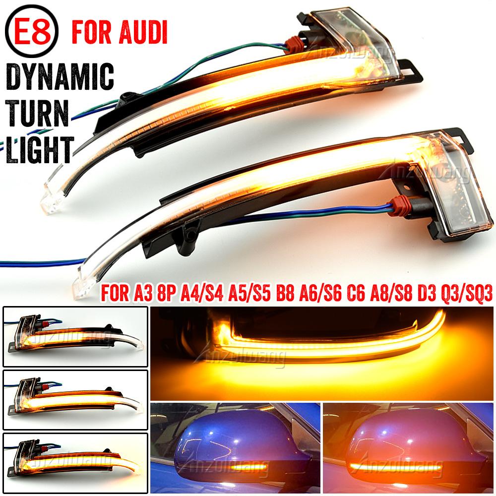 Dynamic Turn Signal LED for A4 A5 B8.5 RS5 RS3 A3 8P Blinker RS4 sline S5 Sequential Side Mirror light 2013 2014 2015 2016