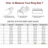 Trumium 2mm 925 Silver Rings For Women Zircon Inlaid Half Eternity Stacktable Ring Fine Jewelry for Wedding Anniversary