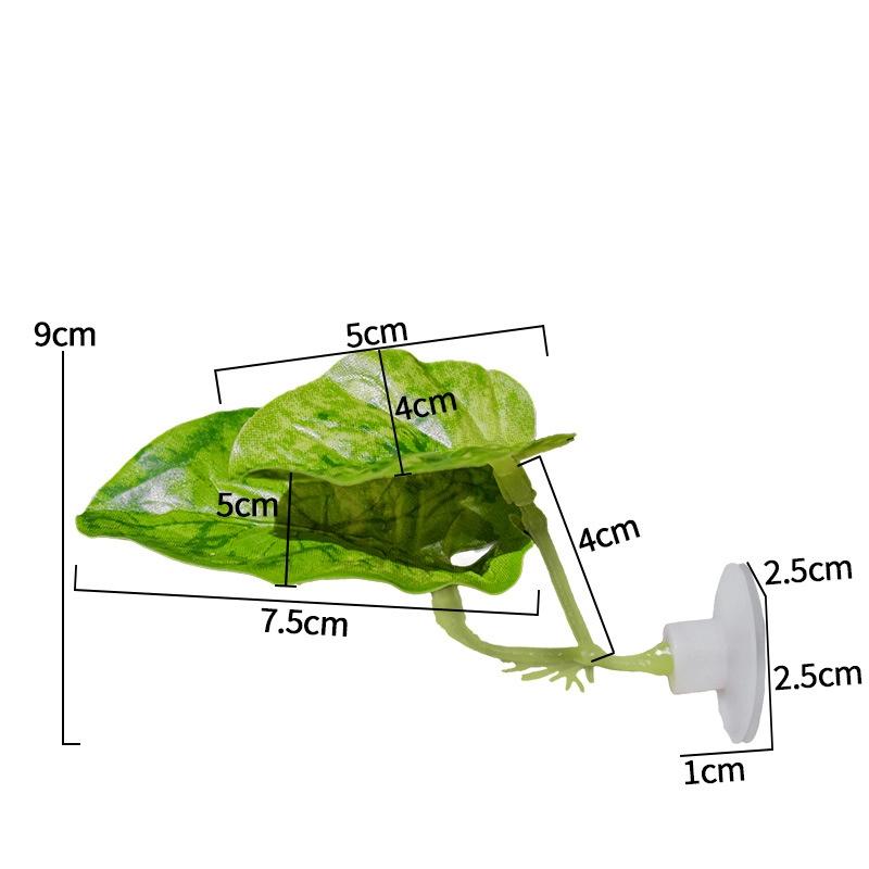 Simulated Leaves Artificial Fish Resting Leaf Fake Aquarium Plant Fish Tank Landscaping Leaf Betta Fish Spawning Leaves Hammock