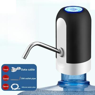 USB-wiederaufladbare Wasserflaschenpumpe 5 Gallonen Wasserflaschenspender Camping Tragbarer Elektrischer Wasserspender Wiederverwendbar