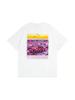 STU Net Red CLEAR Day Sea Clear Day Printed Men's And Women's Same Cotton Round Neck Short-Sleeved T-Shirt Ins