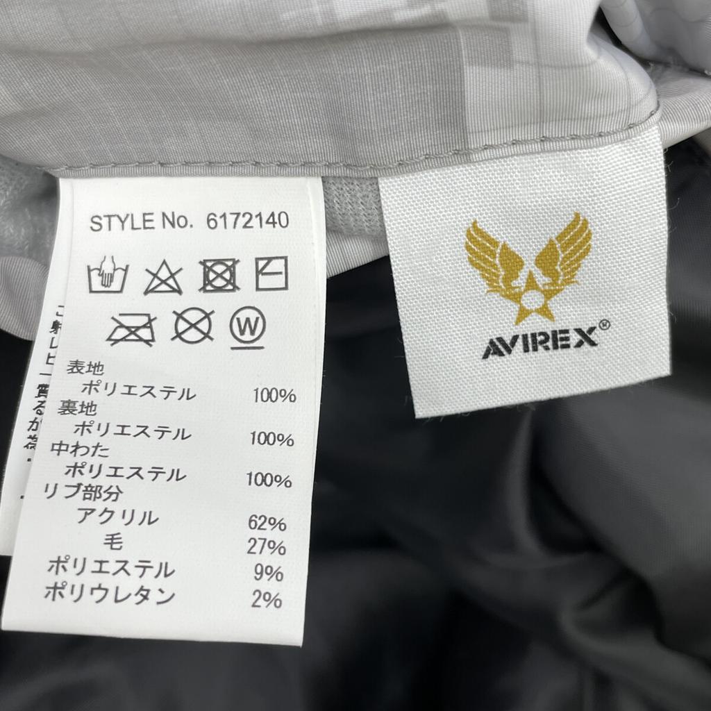 AVIREX Gray USAF 70th Anniversary MA-1 Flight Jacket Jacket L grayUsed