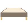 Vidaxl Bed Frame Without Mattress, Taupe, 100X200 Cm, Upholstered