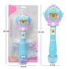 Fairy Bubble Wand Blower Musical Light Up Bubbles Toy for Kids Party Wedding Outdoor Bubble Machine