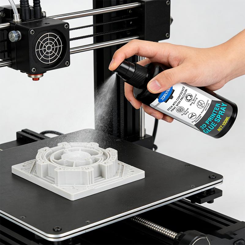 3D Printing Adhesive Spray Anti Warping Liquid Glue for Glass PEI Bed Easy Removal for PLA ABS PETG High Temp Fixative