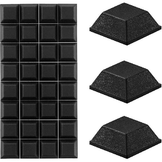 32 шт. Самоклеящиеся резиновые ножки для электроники, резиновые бамперы самоклеящиеся 32 Count (Pack of 1)