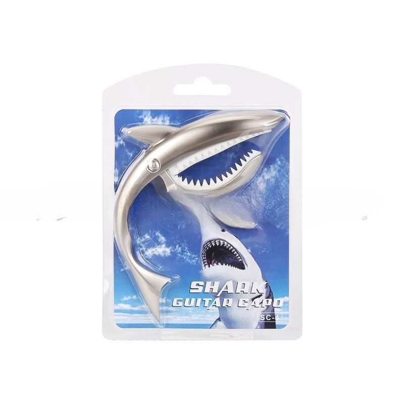 1PC Shark Guitar Capo Zinc Universal Quick Change Clamp for Acoustic Musical Instrument Accessories