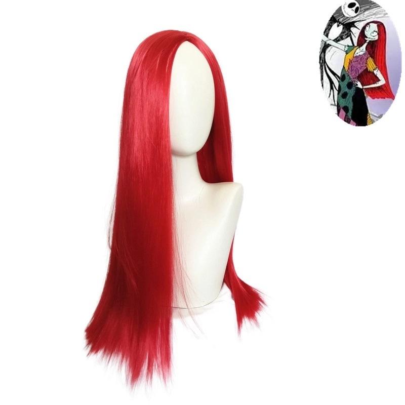 Kids Girls Boys Cosplay Christmas Eve Scary Ghost Bride Sally Skeleton Jack Dress Striped Halloween Character Dress Up Costume