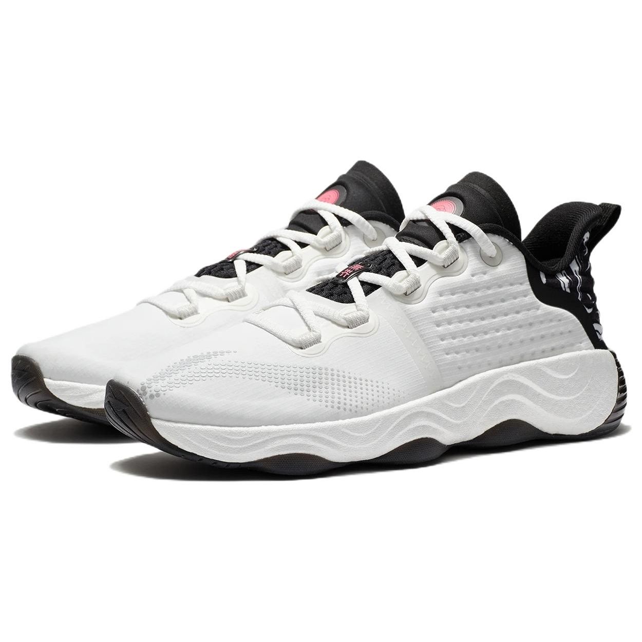 Li-Ning No Boundaries 3 Белые черные мужские кроссовки цвета шампанского AFVS003-4 39⅔ — фото 2