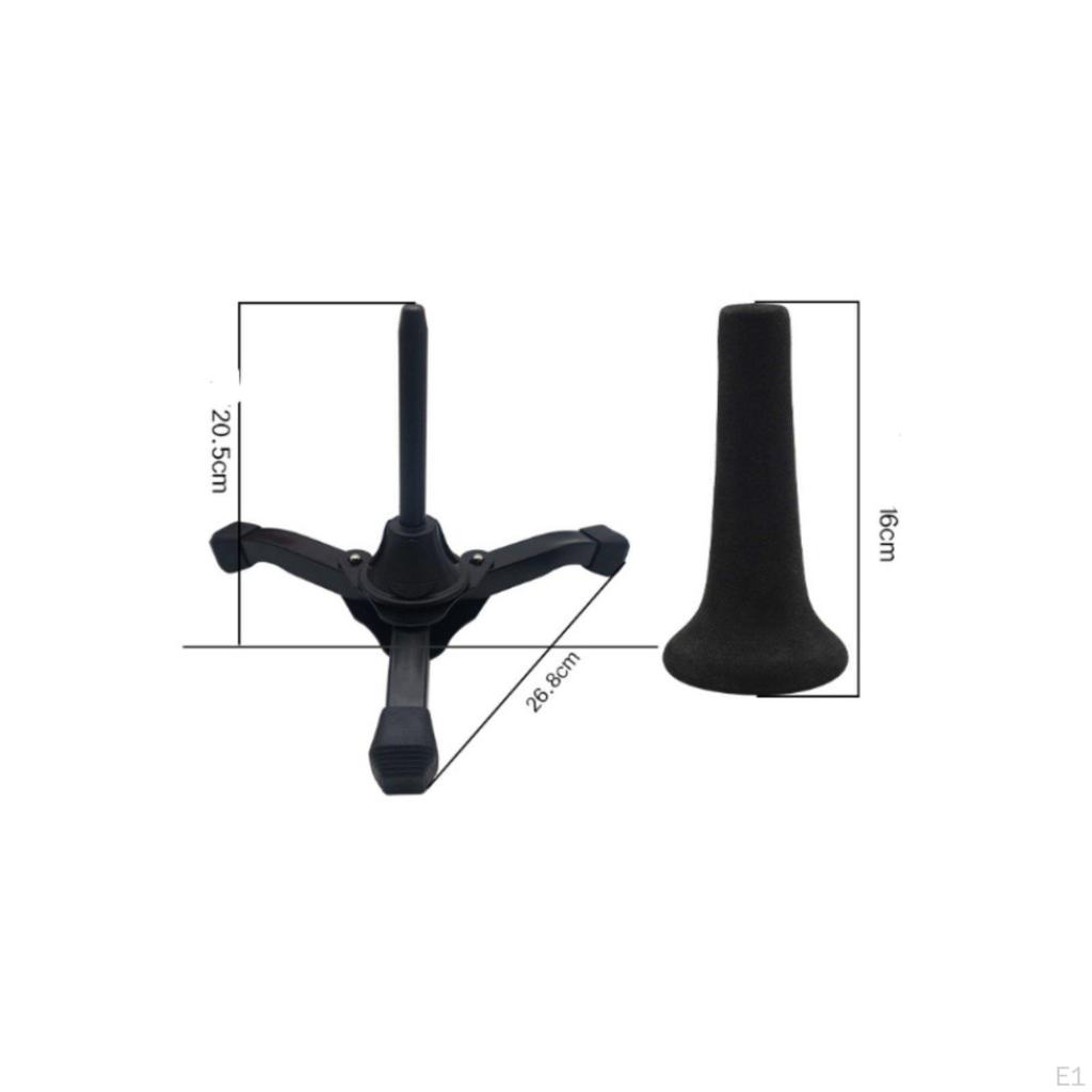 Soprano Saxophone Stand Stable Sax NonSlip Feet Portable Holder for Practice