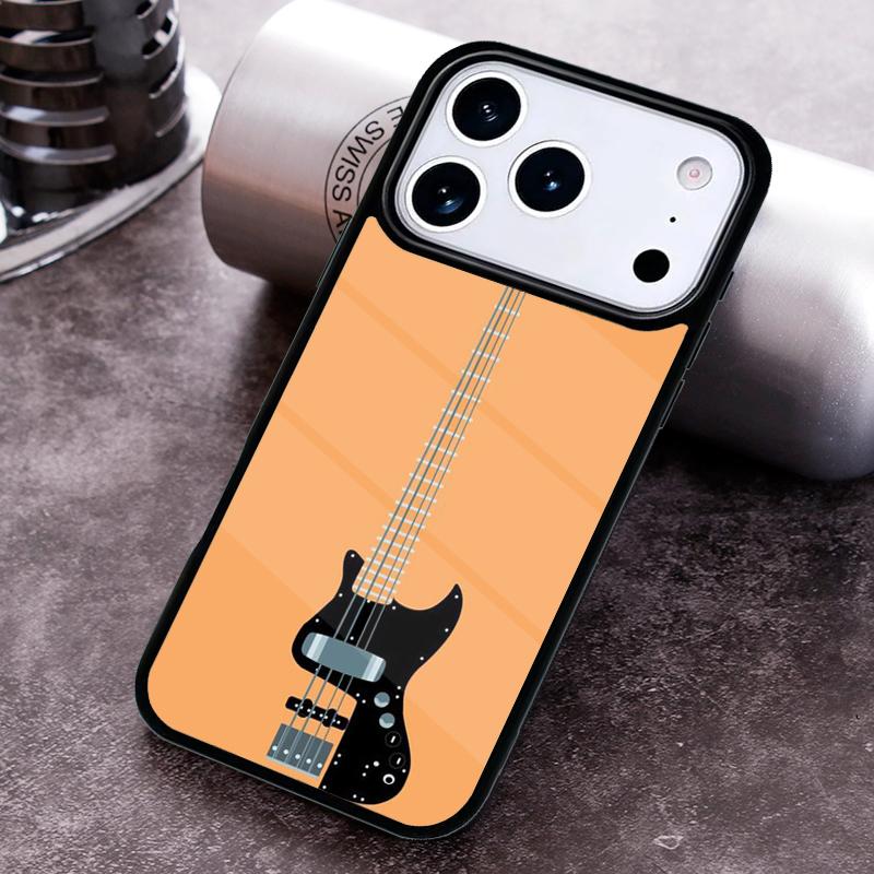 Guitar Music soft Phone Case for iPhone 17 16 15 Pro Max Air 14 13 12 11 Plus Shockproof Cover