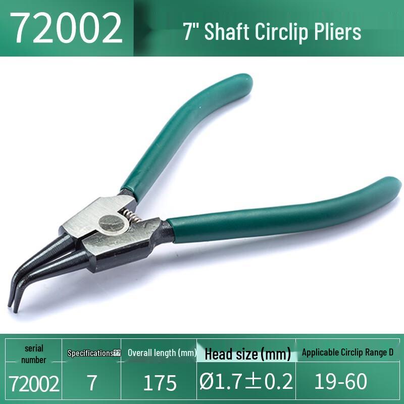 SATA 72002 Bent Jaw Circlip Plier