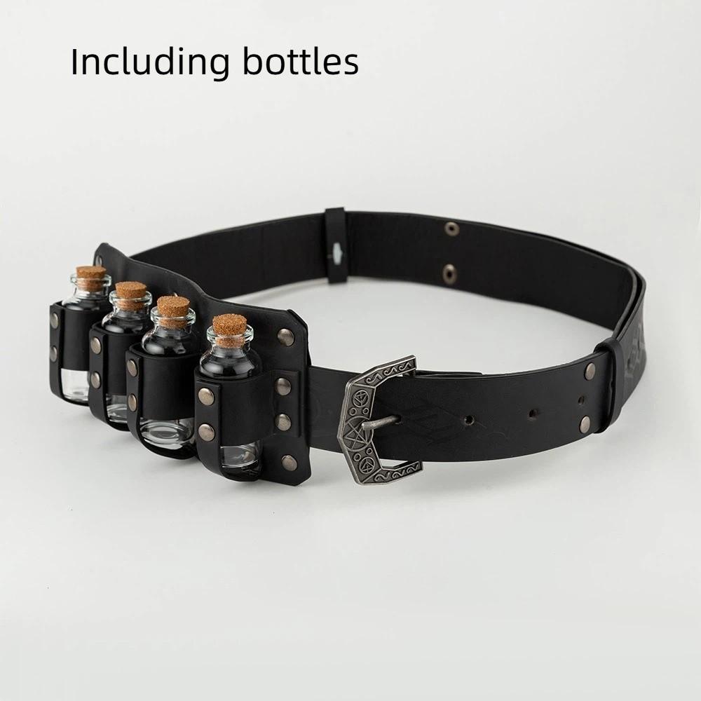 PU Celtic Belt Embossed Leather Medieval Waistband Novelty Viking Renaissance Belt Party