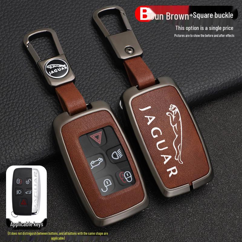 Jaguar Key Case for XFL, XEL, F-Pace, F-Type, XF, XE, XJ, E-Pace Models
