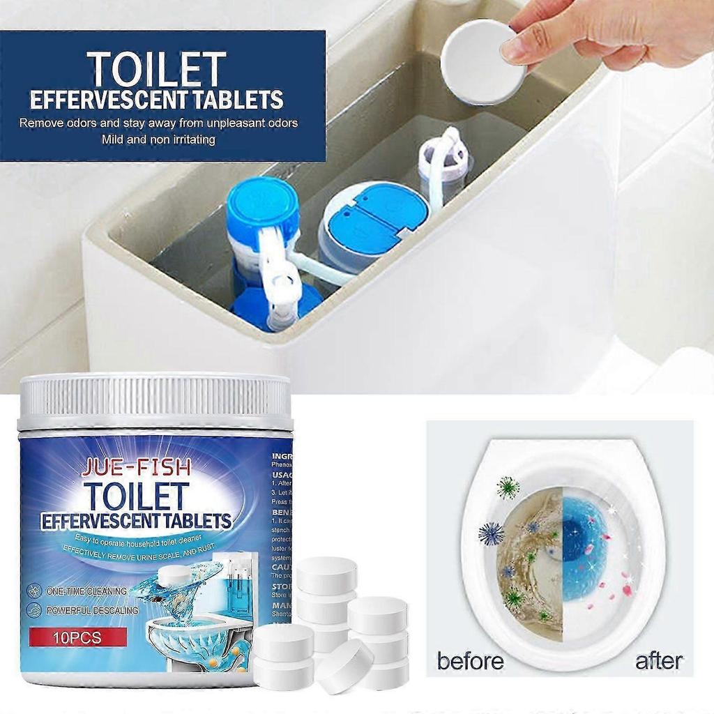 Toilet Effervescent Tablets - Powerful Toilet Cleaner & Deodorizer