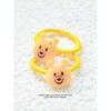Daiso Disney Winnie Puuh Mini Haargummi 2er-Pack