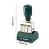 Manual Date Marker With Turning Mechanism Rubber Stamper Line Dater Rotating Date Stamper For School Office Use