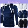 Pullover Mens New Hoodie Hooded Sweatshirt Zipper Casual Top Solid Jumper Hoody