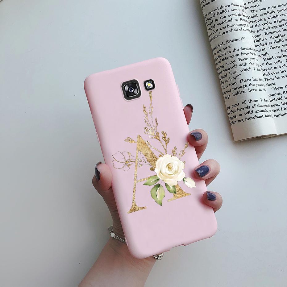 For Samsung A5 2016 2017 Case Soft Letters Back Cover Silicone Phone Case for Samsung Galaxy A 5 A5 2016 2017 A510F A520F Case