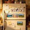 25-teiliges magnetisches Bilderrahmen-Set mit klarem Acryl-Panel, quadratische und rechteckige Foto-Magnete für Kühlschränke und Whiteboards