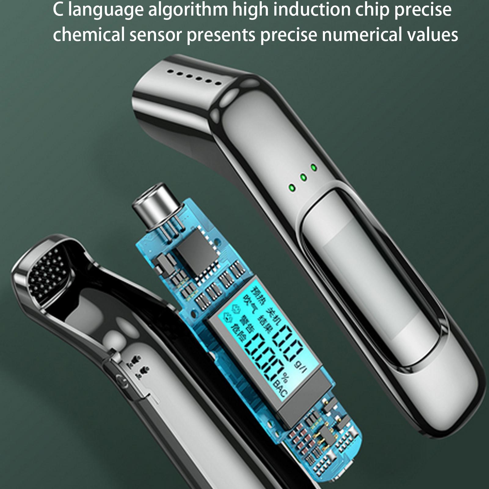 Alcohol Breathalyzer Tester Professional Tester Alcohol Breathalyzer Portable Breathalyzer For Breathalyzers with Grade Accuracy CN