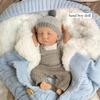 Cute 30cm Simulation Reborn Girl Dolls Levi Full Vinyl Body Newborn Baby Doll Alive Sleeping Closed Eyes Rebirth Doll for Child Play Toy Birthday Gift