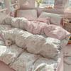 Cotton Bedding Set Dormitory Student Bed 150x200cm 180x220cm 200x230cm 3 Or 4 Piece Soft Comfortable