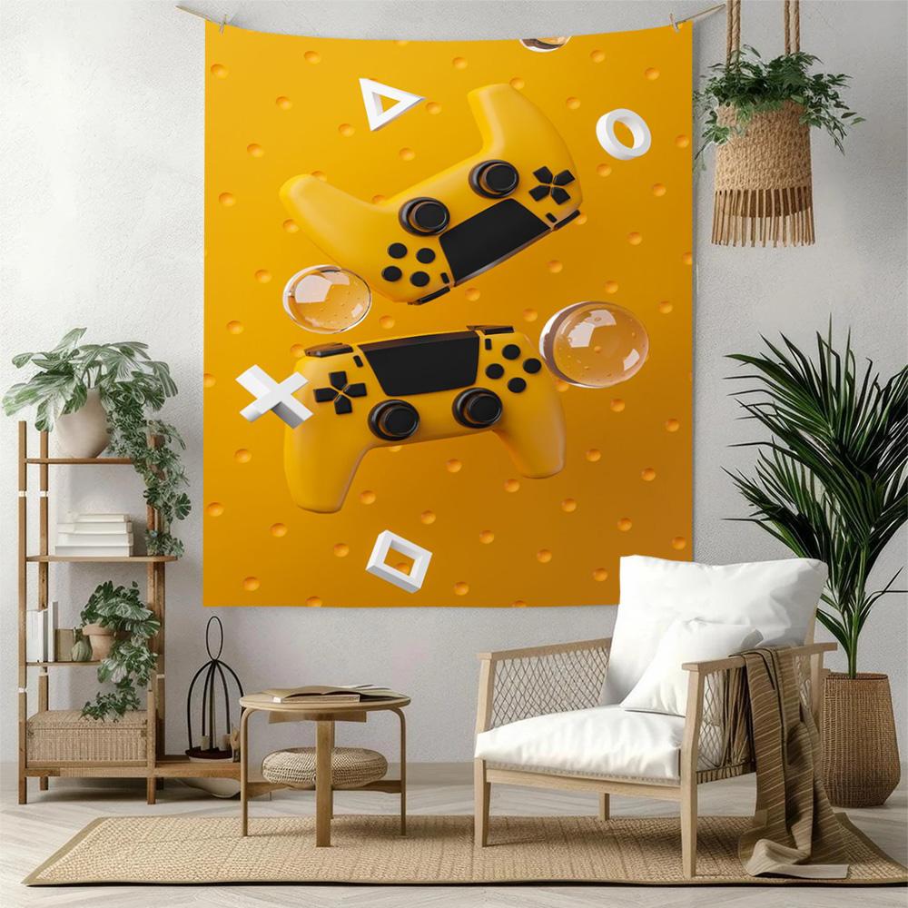 Gamepad Wall Decor Tapestry Art For Pet Memorial Birthdaywedding Party Backdrop Family Gift