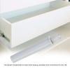 10pcs White Drawer Damper Damping Buffer Quiet Close Damper Quiet Cabinet Door Stopper  Furniture