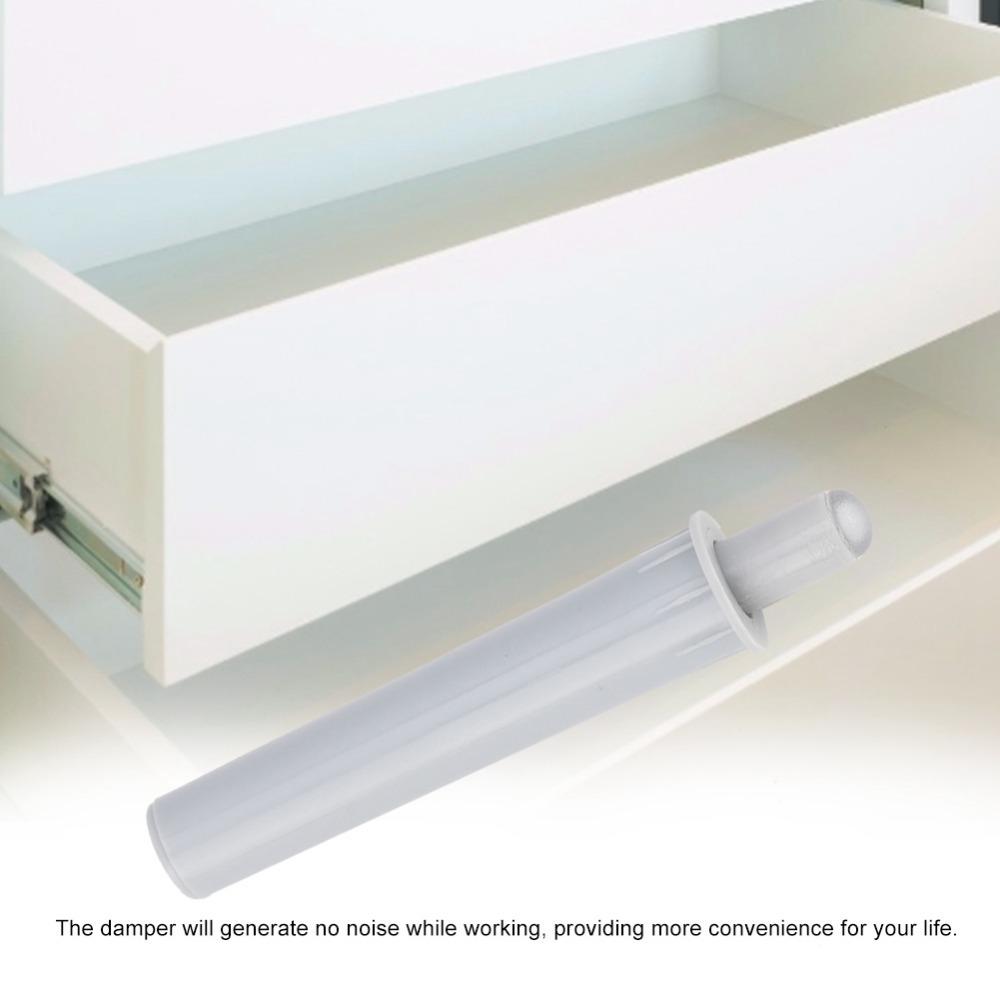 10pcs White Drawer Damper Damping Buffer Quiet Close Damper Quiet Cabinet Door Stopper Furniture