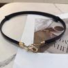1Pc Adjustable Plutonium Leather Ladies Dress Accessories Slim Belts Thin Women Belt Belts Alloy Buckle  Female Waist