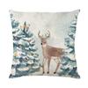 Christmas Tree Print Pillow Case Christmas Linen Home Decor Living Room Sofa Cushion Pillow