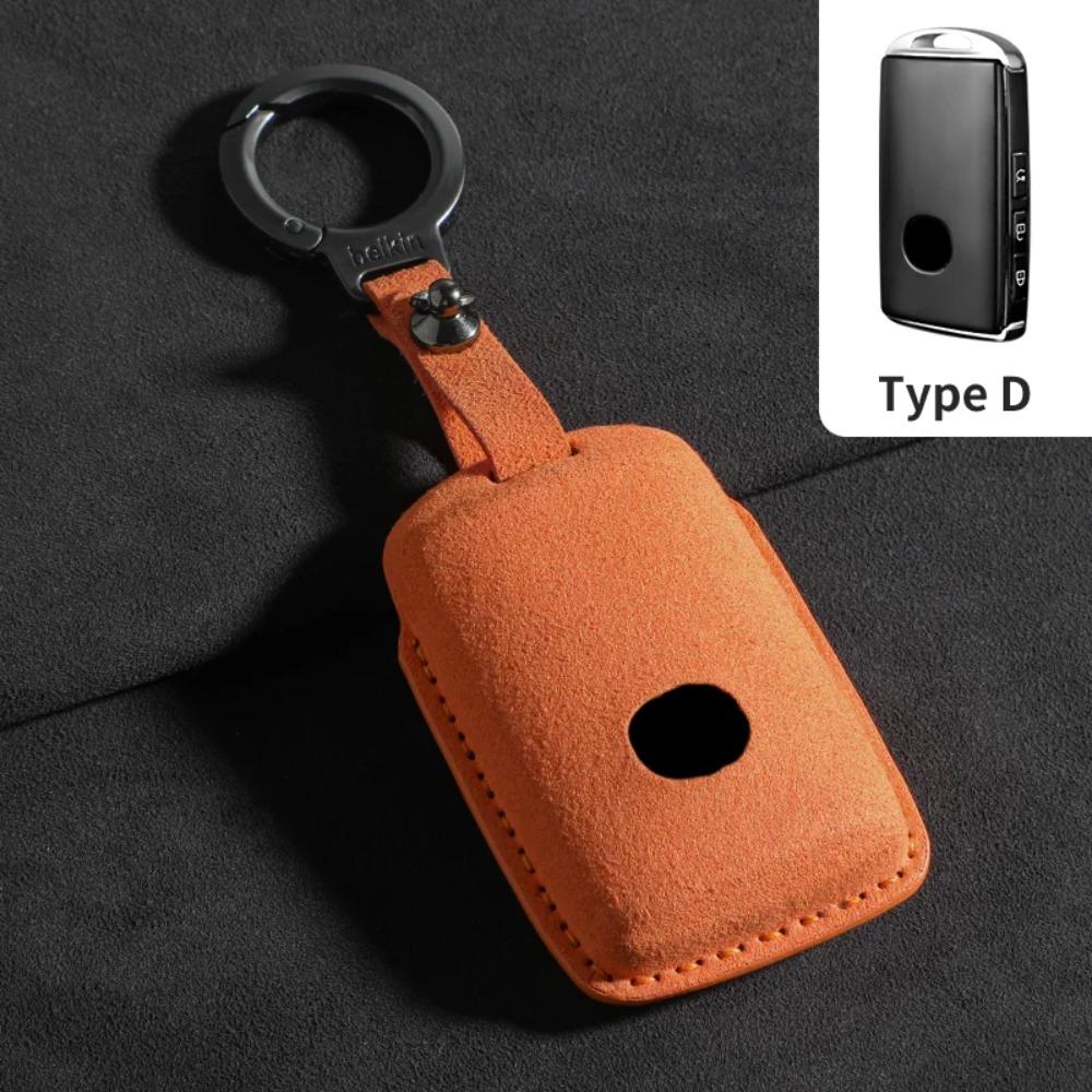 Suede Leather Car Remote Key Case Cover Shell for Mazda 3 6 Alexa CX30 CX50 CX60 CX 3CX4 CX5 CX8 CX9 Protector Fob Accessories