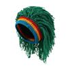 Gestrickte Mützen Perücke Halloween Party Herren Perücke Zopfhut Reggae Dreadlocks Perücke Afrika Wurzeln Perücke