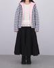 Loaegsyueol Fleece Loose Pocket Tierd Skirt_Black