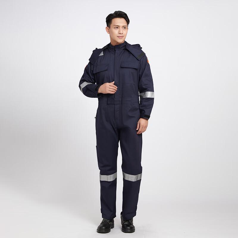 DAXTE Reflective Hooded Coverall Work Suit