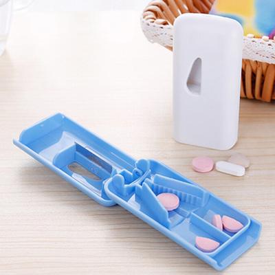 Tablet Pill Cutter Splitter Medicine Box Storage Case Crusher Grinder Divider