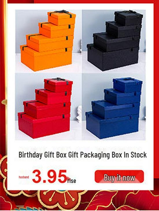 Luxury Large Flip-Top Handheld Gift Box for Cosmetics & Tea