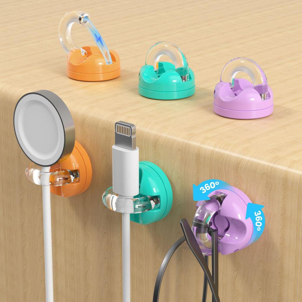 Magnetische Desktop Kabelhouder & Organizer voor Kantoor en Thuis