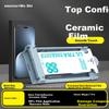 Premium Dust Removal Case Compatible with Honor Magic7 Pro Full Glue Ceramic Screen Protector Non-Tempered Anti-Fall Full Screen Anti-Fingerprint Film