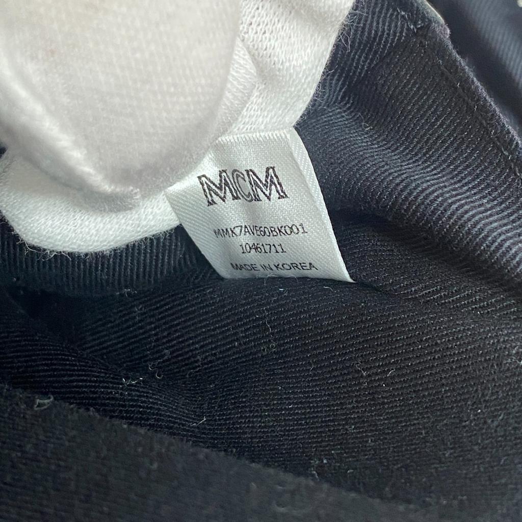 Used MCMBackpack Â· Daypack Black/white leather/Mouton Women