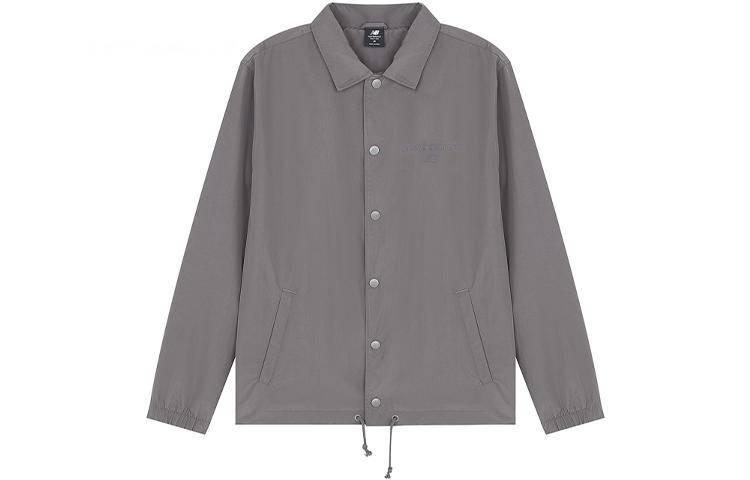 New Balance Jackets Unisex Gray Lapel Moderate Other AMJ21551-CEL S